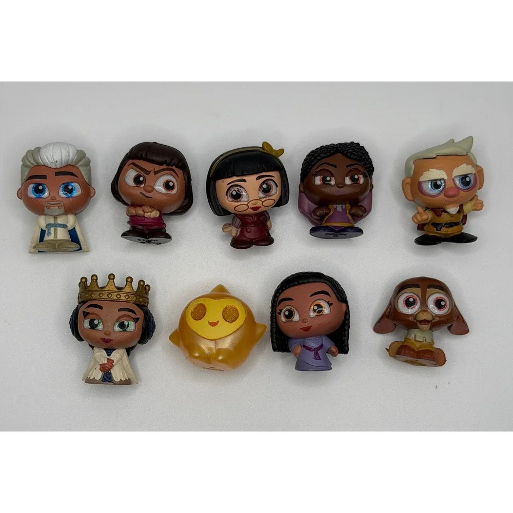 Disney Doorables Wish Movie 9 Piece Figure Set Asha Magnifico Star Valentino‎